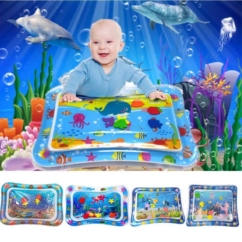 Tappetino per acqua per bambini Cuscino gonfiabile Tappetino per giochi d'acqua per bambini per bambini Giocattolo educativo per lo sviluppo precoce Giocattoli estivi