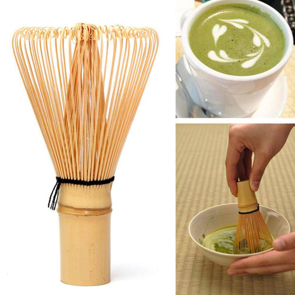 Batidor de Matcha de bambú, cepillo de polvo de té verde, amoladora, mezclador, agitador, reutilizable, herramientas de té