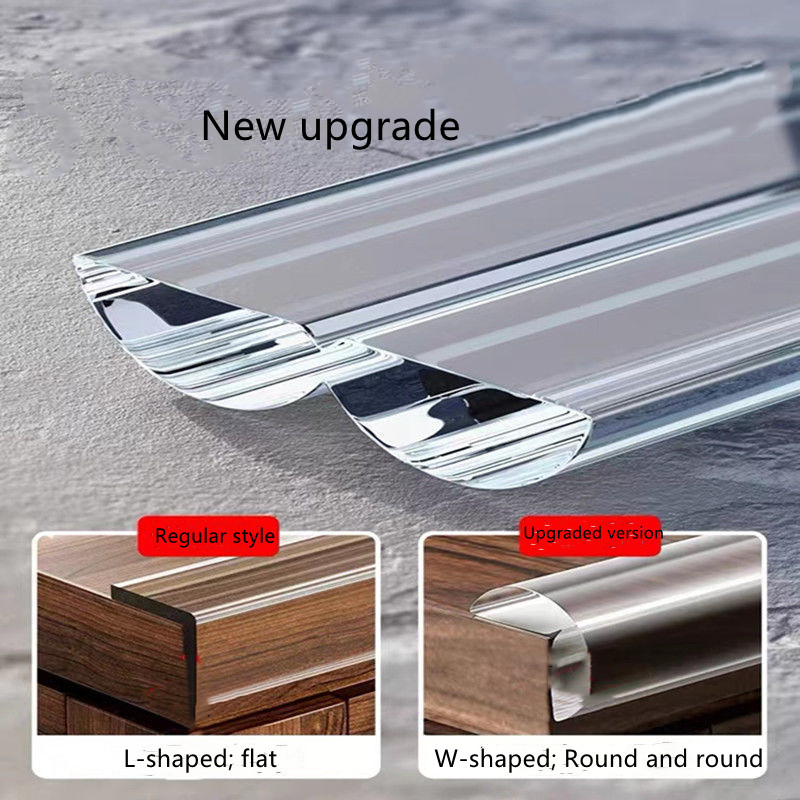 赤ちゃんの家具の保護ストリップ,透明なPVC素材,柔らかいシリコーンコーナーの保護,防滴,安全保護ストリップ