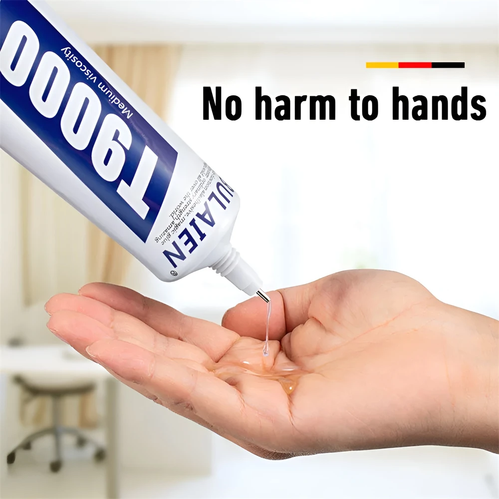 15ML 50ML 110ML Bulaien T9000 Clear Contact Repair Adhesive Acrylic Friendly Glue With Precision Applicator Tip Glue