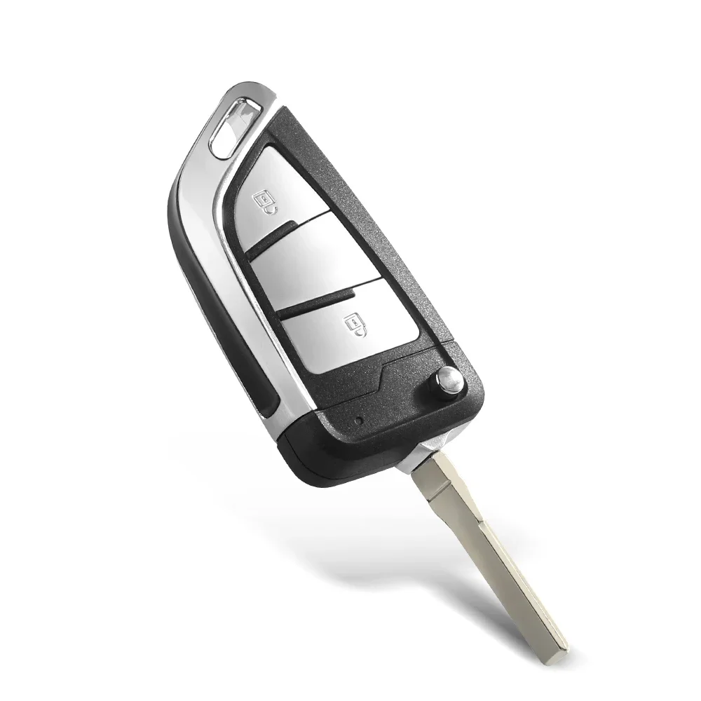 KEYYOU 修正された車リモートフリップキー 2/3BT VW ゴルフティグアンポロパサート B5 ジェッタフォルクスワーゲンシュコダシート折りたたみキーシェルケース