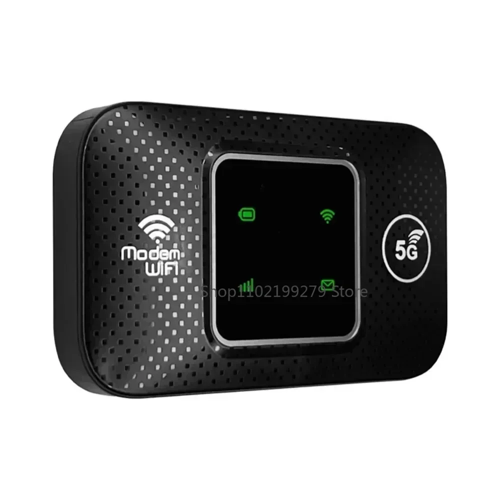 Router Hotspot Mobilny 4G 5G WiFi 6 Obsługuje 10 Użytkowników z Gniazdem Kart SIM Bezprzewodowy Router Przenośny Hotspot WiFi do Domu i Podróży