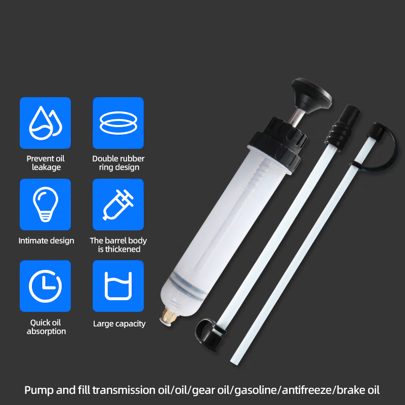 Extrator de óleo e fluido 0,5l, enchimento de mudança de óleo, seringa, transferência de garrafa, bomba de extração de combustível automotivo, ferramenta manual, bomba extratora de óleo