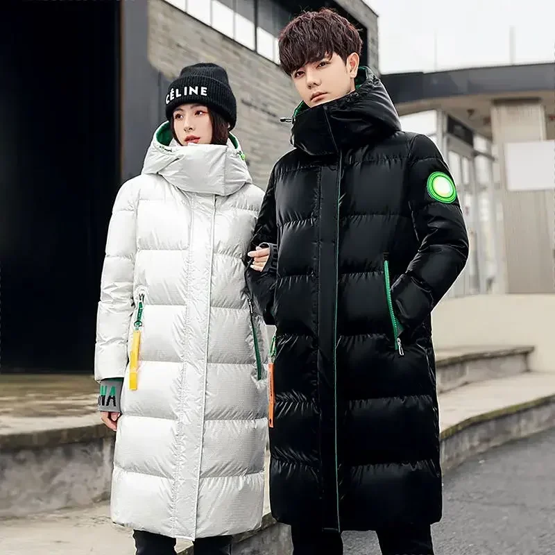 パーカー男性キルティングパッド入りジャケットロング服ファッション 2024 メンズダウンコート冬韓国レビュー多くのオリジナルブランド暖かい