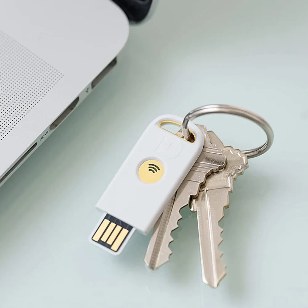 Identiv USB-A uTrust FIDO2 NFC Security Key, NFC Login, U2F, FIDO2,Type A Ports, Dual Verification