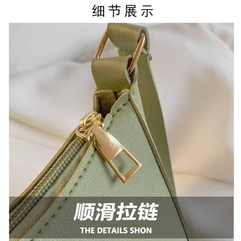 Nuevo bolso de mano para mujer, bolso de hombro Retro de Color sólido a la moda, bolso Hobos informal de cuero PU para mujer