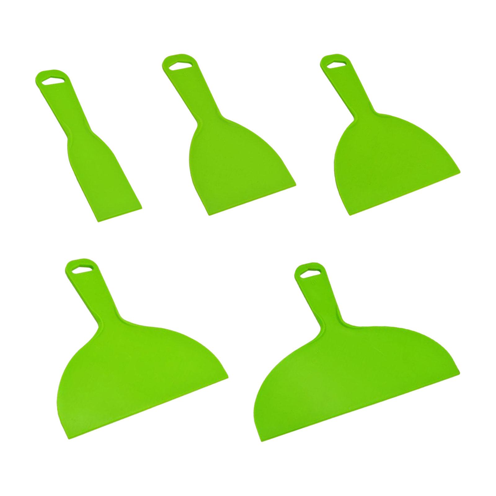 Putty Knife Safe Flexible Plastic Paint Scraper Tool Putty Scraper for Scraping Coating Wall Paper Decals Spackling Taping