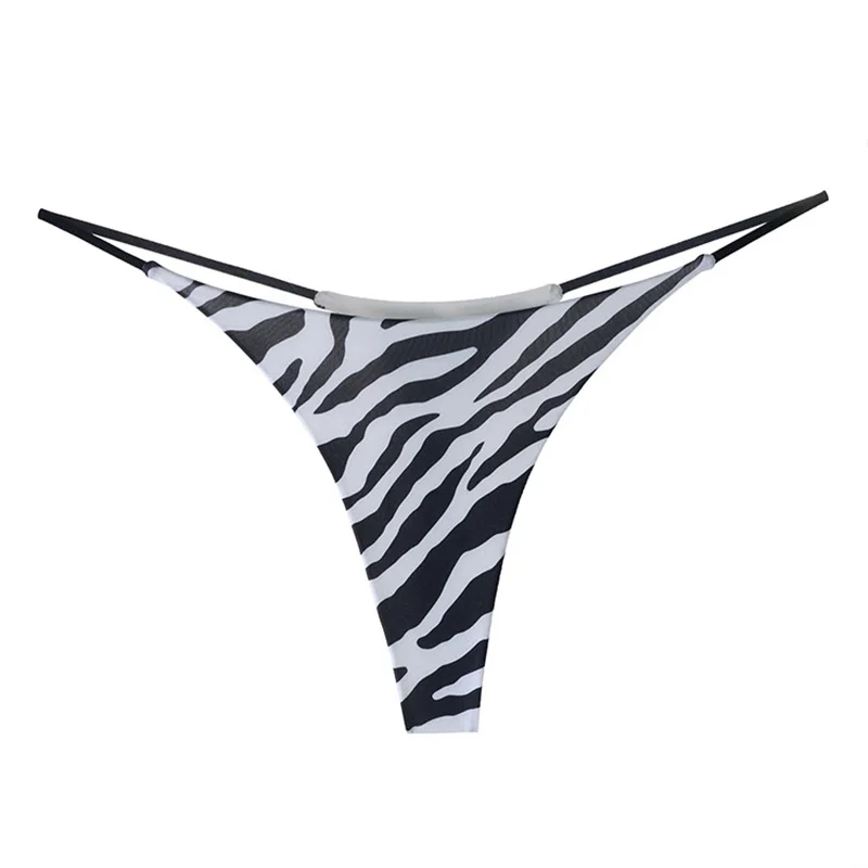 Mutandine da donna in cotone leopardato G String Slip sexy Perizoma a vita bassa T-back Intimo bikini Lingerie femminile senza cuciture Taglia S-XXL