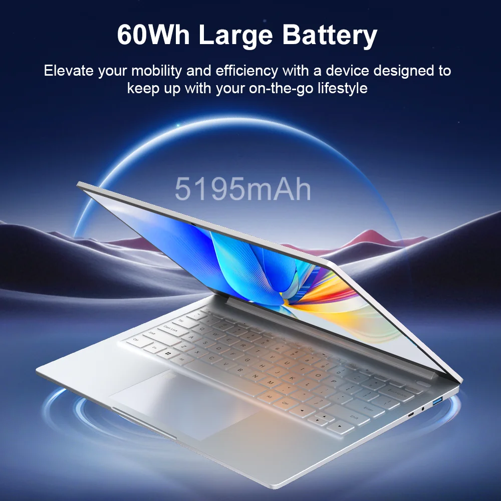 Ninkear S14 laptop touchscreen tablet AMD Ryzen ™   5 7535HS 14 inch 16 GB LPDDR5 1 TB SSD Computer Notebook Wifi 6