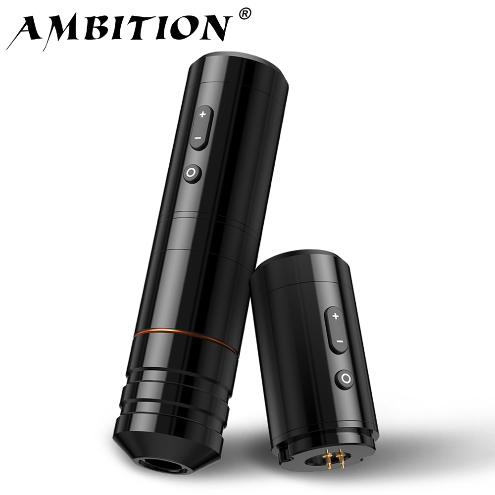 Ambition Ninja Nova 2024, новейшая неограниченная беспроводная машина для татуировки, бесщеточный двигатель с ходом 4,0/3,5 мм для тела татуировщика