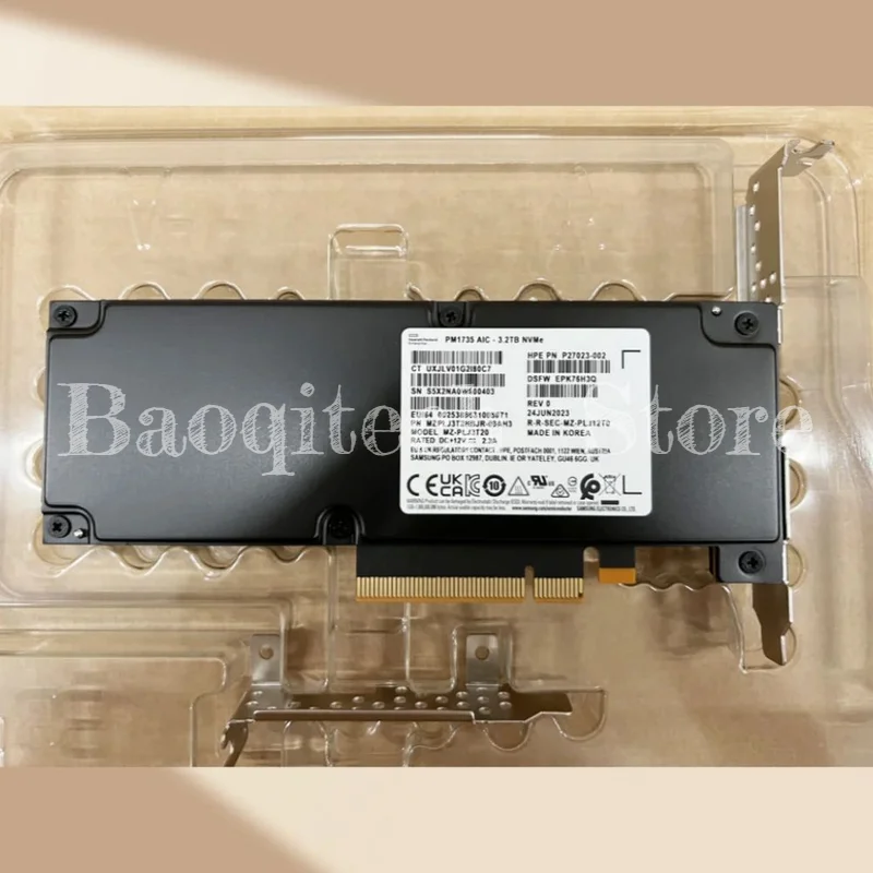 NUOVO Originale Per Samsung PM1735 1.6T 3.2T 6.4T HHHL PCIE4.0 Scheda AIC Azienda A Stato Solido PER DELL HP SSD
