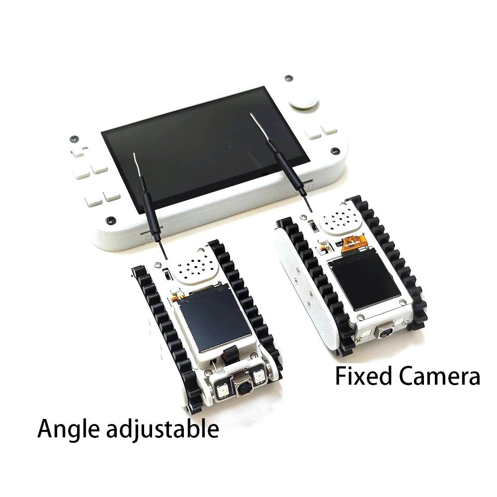 Pipeline Inspektion Drahtlose Video RC Auto Track Roboter mit Kamera Maker Lehre ESP32 Scannen Code Netzwerk DIY Programm Spielzeug