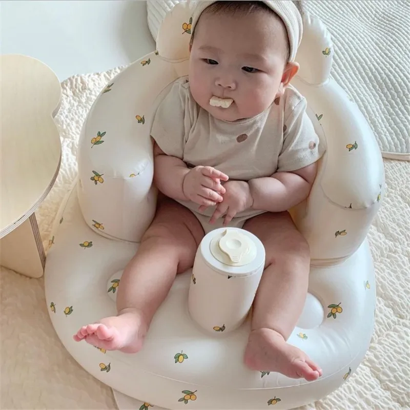 การเรียนรู้ของลูกน้อยเก้าอี้ Multifunctional Inflatable โซฟาเด็กการฝึกอบรมที่นั่งการเรียนรู้นั่ง Artifact Dropshipping