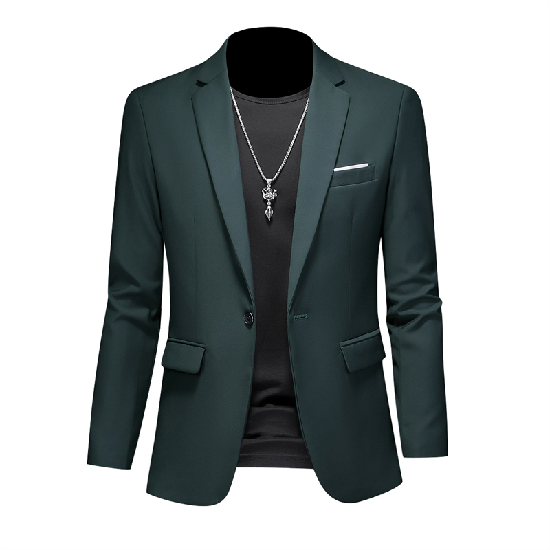 Plus Größe 6XL-M Mode Herren Einfarbig Anzug Jacke Hohe Qualität Business Slim Fit Casual Blazer Formale Soziale Hochzeit Smoking