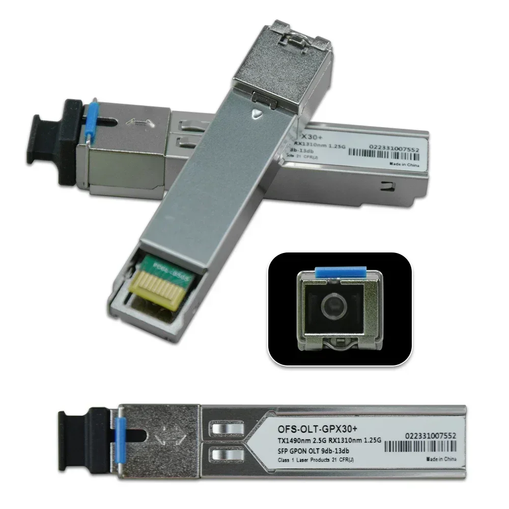 OPTFOCUS GPON OLT GBIC 7dB 8dB 9dB SFP 2.5G/1.25G 20km GPON OLT SFP Kompatybilny z ZTE Huawe Fiberhome OLT PX30+ GBIC