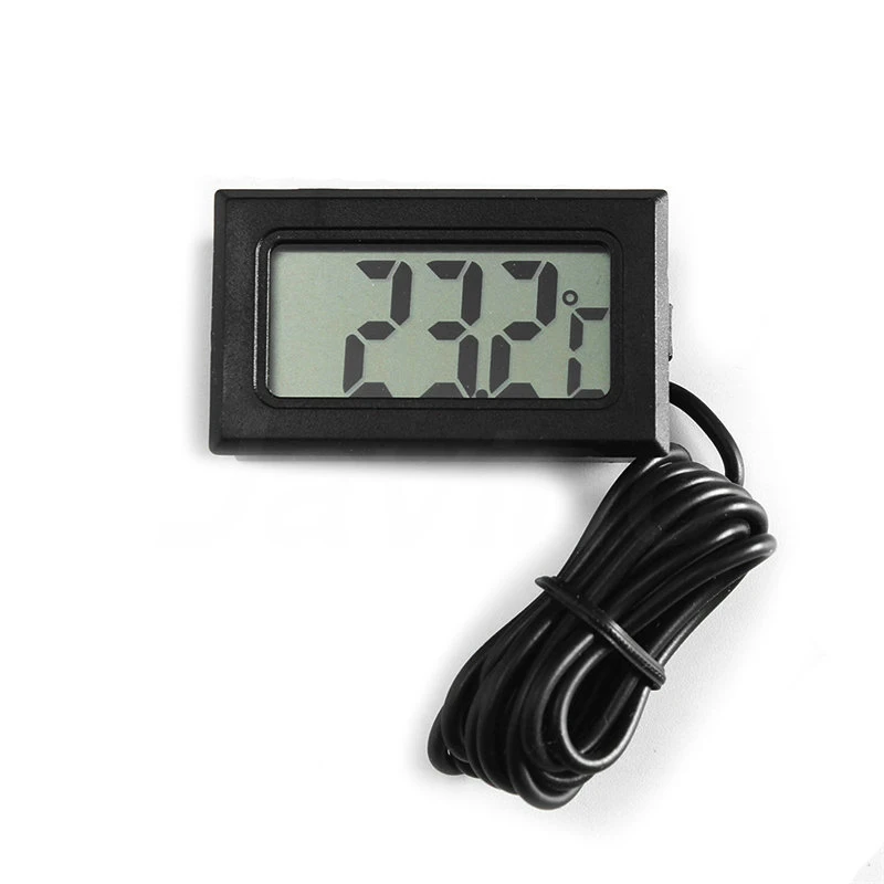 Mini Màn Hình LCD Kỹ Thuật Số Trong Nhà Tiện Lợi Cảm Biến Nhiệt Độ Đồng Hồ Đo Độ Ẩm Nhiệt Kế Ẩm Kế Đo