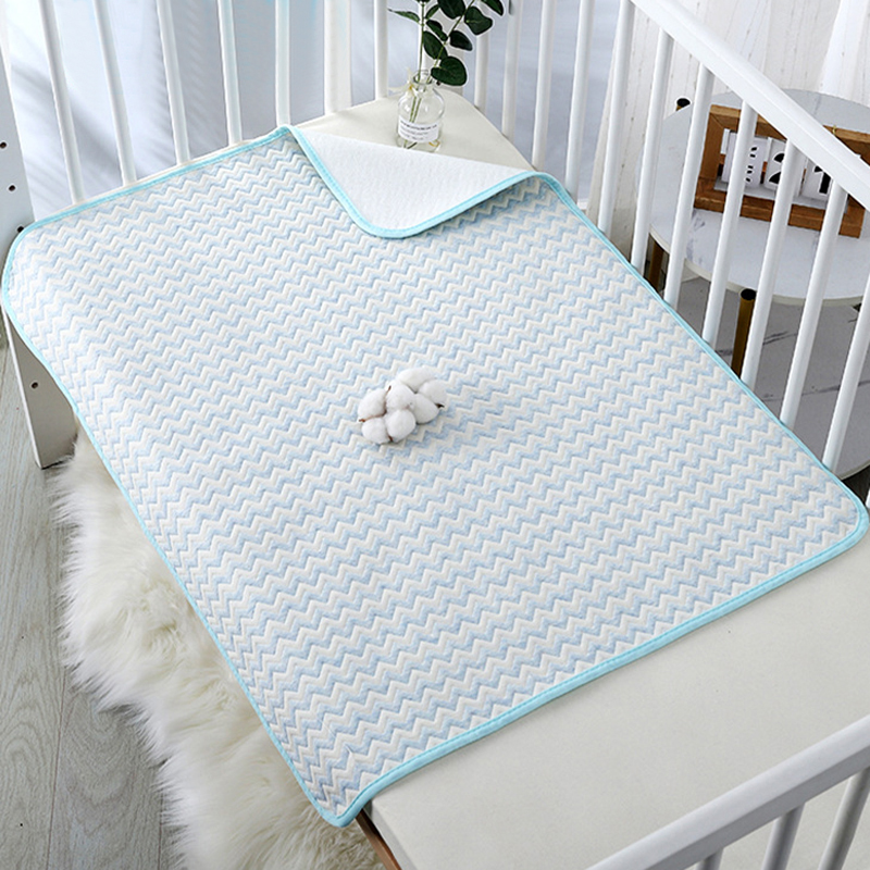 Wielorazowa Mata do Przewijania Niemowląt Wodoodporna Mata do Łóżeczka Przewijak Pieluchomajtki Bawełniana Nakładka na Pieluchy Materac do Łóżeczka Noworodka