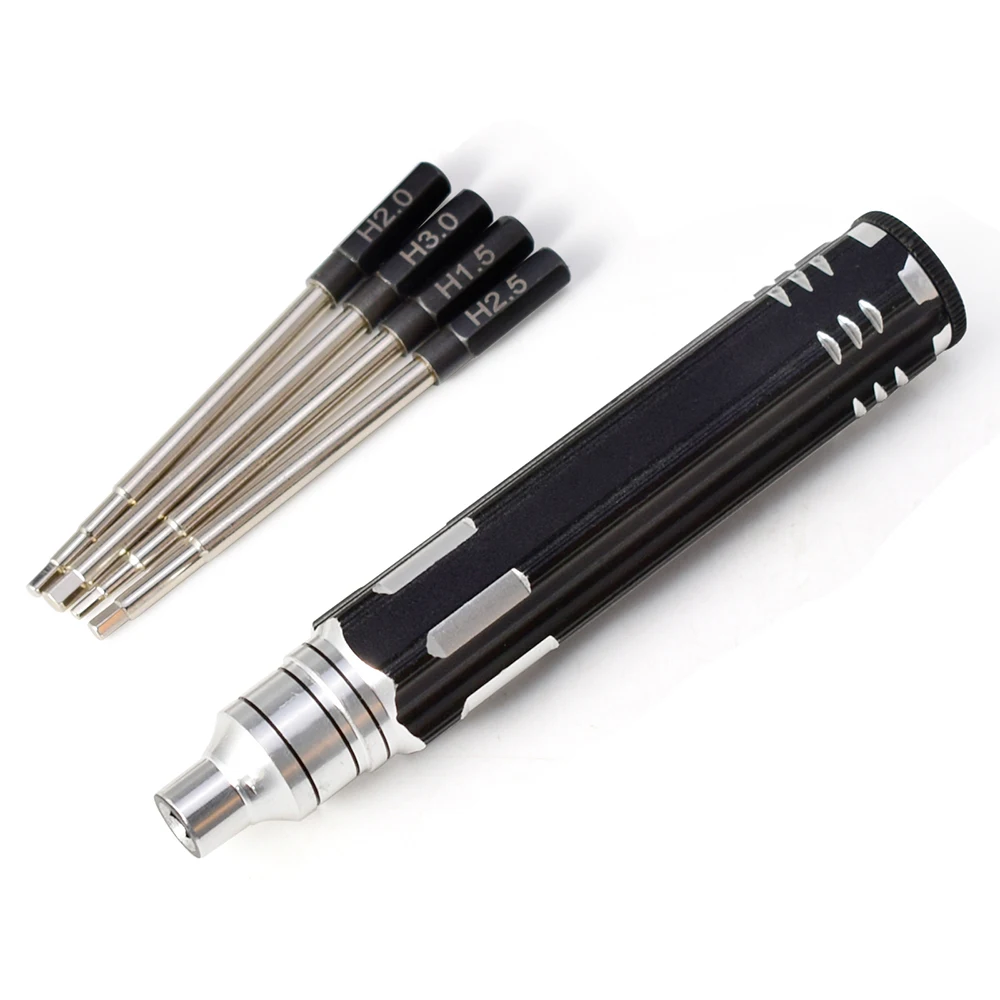 9IMOD RC Hex Driver Set 4-in-1 6-in-1 Hex Allen Screwdriver Kit 1.5mm 2.0mm 2.5mm 3.0mm RC Repair Tools for RC Helicopter Car