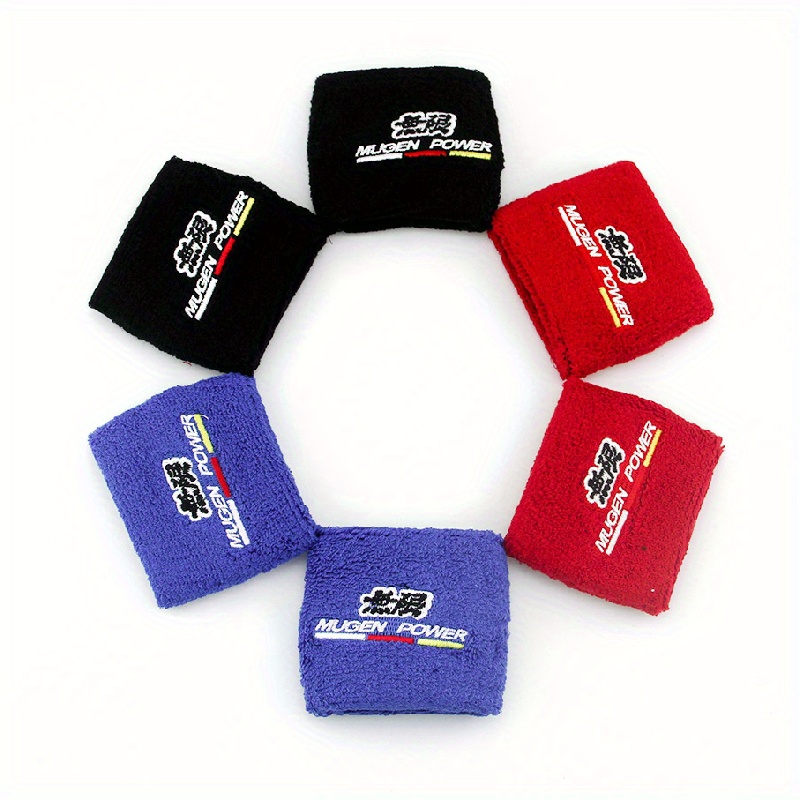 1pc MUGEN JDM スタイルリザーバーブレーキクラッチオイルタンクキャップ靴下ユニバーサルすべての車オイルブレーキクラッチリザーバーオイルキャッチ靴下