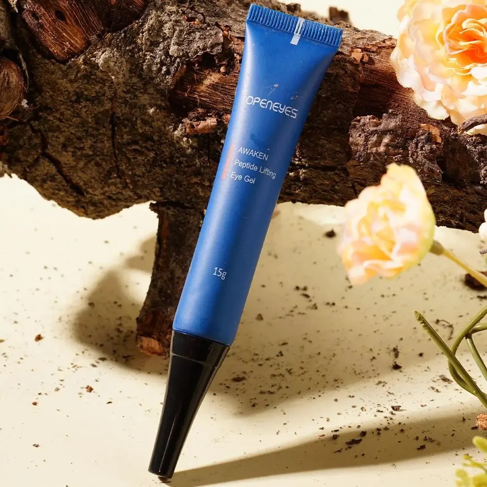 Crema para ojos para hombres, hialuronato, Gel fresco para ojos, crema hidratante debajo de los ojos para ojeras, hinchazón, líneas finas, cuidado de los ojos