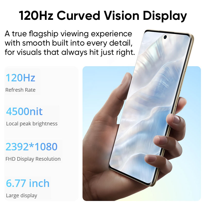 Global Version realme 14 Pro 5G Smartphone 50MP Sony IMX882 OIS Kamera Dimensity 7300 Energie 120Hz Curved Vision Display IP69