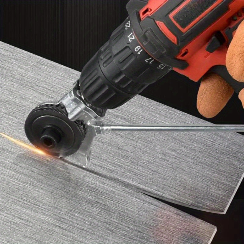 สว่านไฟฟ้าเครื่องตัดแผ่นแผ่นโลหะ Nibbler กรรไกรแผ่น Punch กรรไกรดัดแปลงอุปกรณ์เครื่องมือไฟฟ้าตัดเหล็ก/โลหะผสม