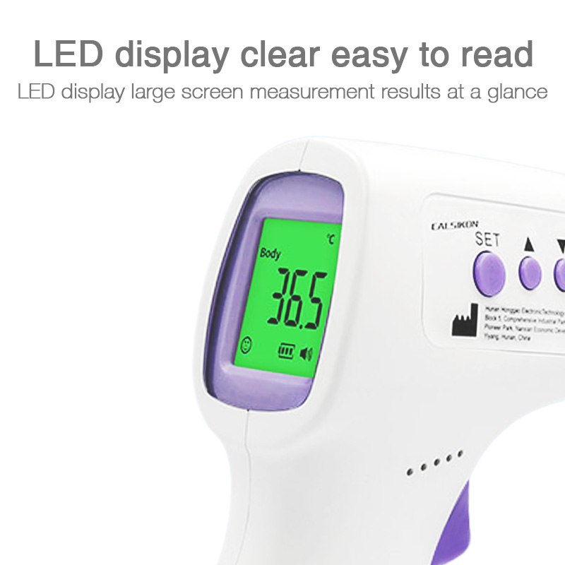Dr.isla LCD-Stirnhermometer, berührungsloses medizinisches Infrarot-Thermometer, Körpertemperatur, Fiebermesswerkzeug für Babys und Erwachsene