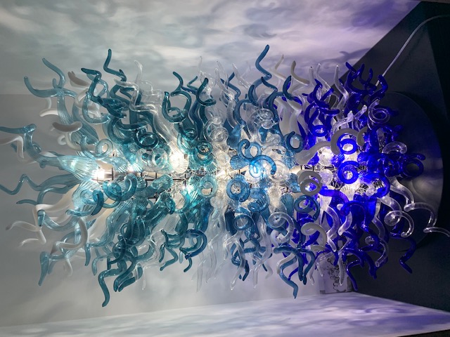 Luxury Big Sculpture Handmade Blown Glass Floor Light Multi-Color Creative Art Glass Floor Lamp for Home Hotel Garden