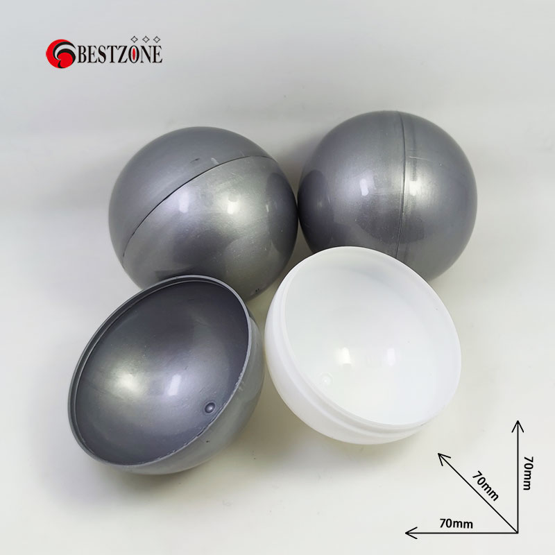 5Pcs 70MM 2.76inch Plastic PP Empty Surprise Balls Toy Capsules Round For Vending Machine Kids Gift Mystery Box Wedding Party