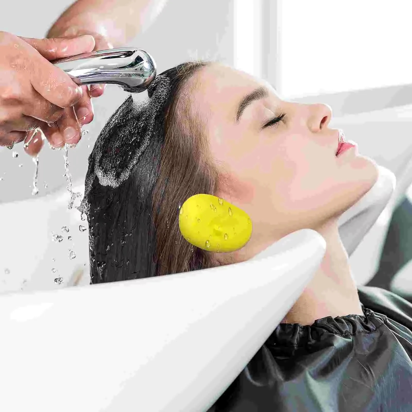 1 paire de couvre-oreilles en Silicone, coloration des cheveux, protection d'oreille, douche étanche, cache-oreilles, capuchons, accessoire de coiffure pour Salon de coiffure