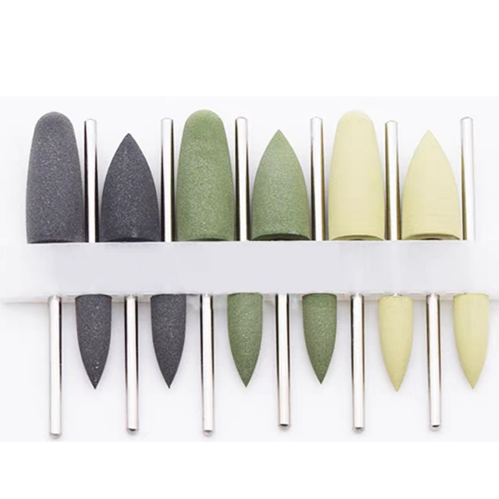 Hp0412 12 pçs/kit base de resina dental kits de polimento de dentadura escondida para baixa velocidade contra ângulo handpiece denspay ferramentas odontológicas