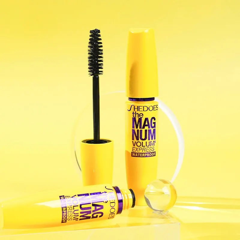 3D Mascara Cílios Longa Duração Grower Natural Impermeável Preto Profissional Cílios Escova Curl Engrossar Alongar Eye Cosmetics