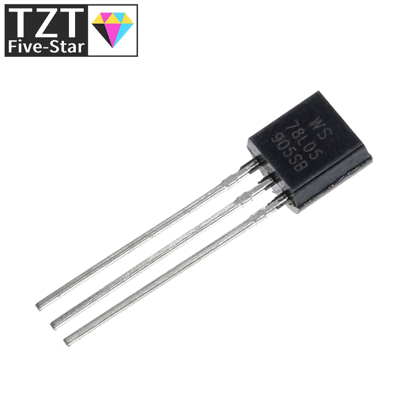 20/50/100 шт. 78L05 L78L05 Линейные регуляторы напряжения 5,0 В 0,1 А Положительные