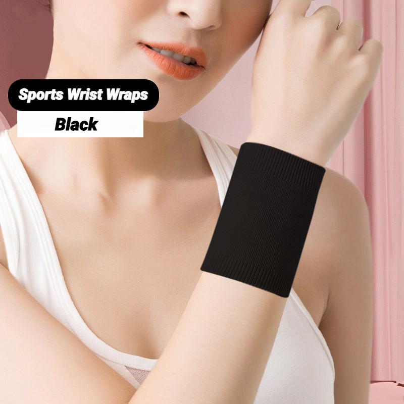 Muñequera deportiva con absorción de sudor, protector de muñeca que absorbe la humedad para tenis, baloncesto, correr, bandas absorbentes, 6 uds.