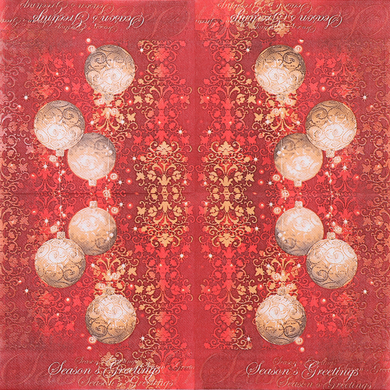 Бумажные одноразовые мягкие салфетки в виде снеговика