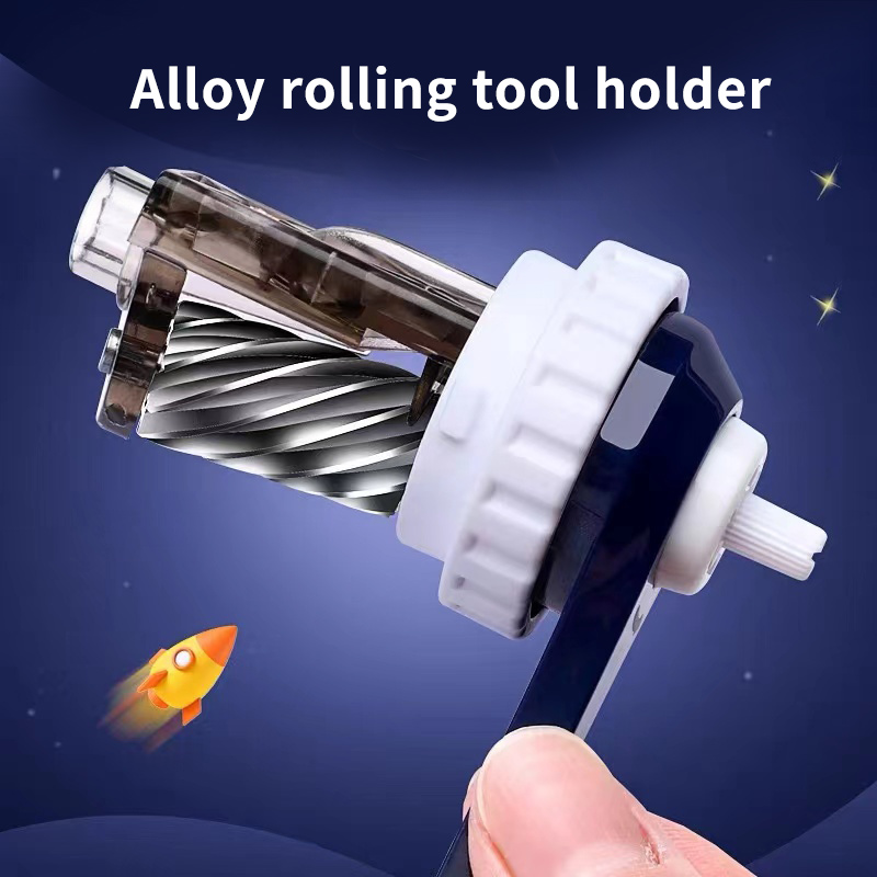 1Pcs Student Cartoon Hand Spitzer Astronaut Form Spitzer Automatische Bleistift Spitzer