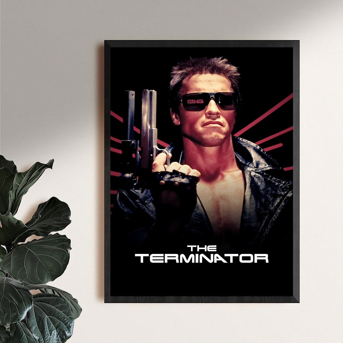 Poster Film Terminator Lukisan Dinding Dekorasi Rumah Memiliki (Tanpa Bingkai)