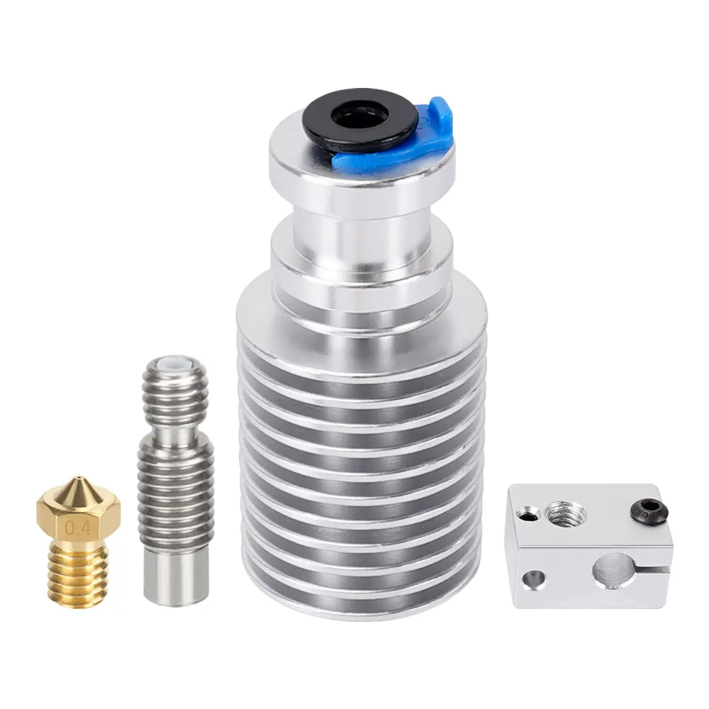V6,prusa v6用のe3dv6サーマルブレイク。加熱され,短い電圧,範囲1.75mm,熱絶縁,3Dプリンター押出機用