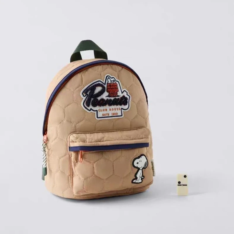 2025 nueva moda bolso para niños lindo niños pequeños maní cómic Snoopy viaje mochila ligera