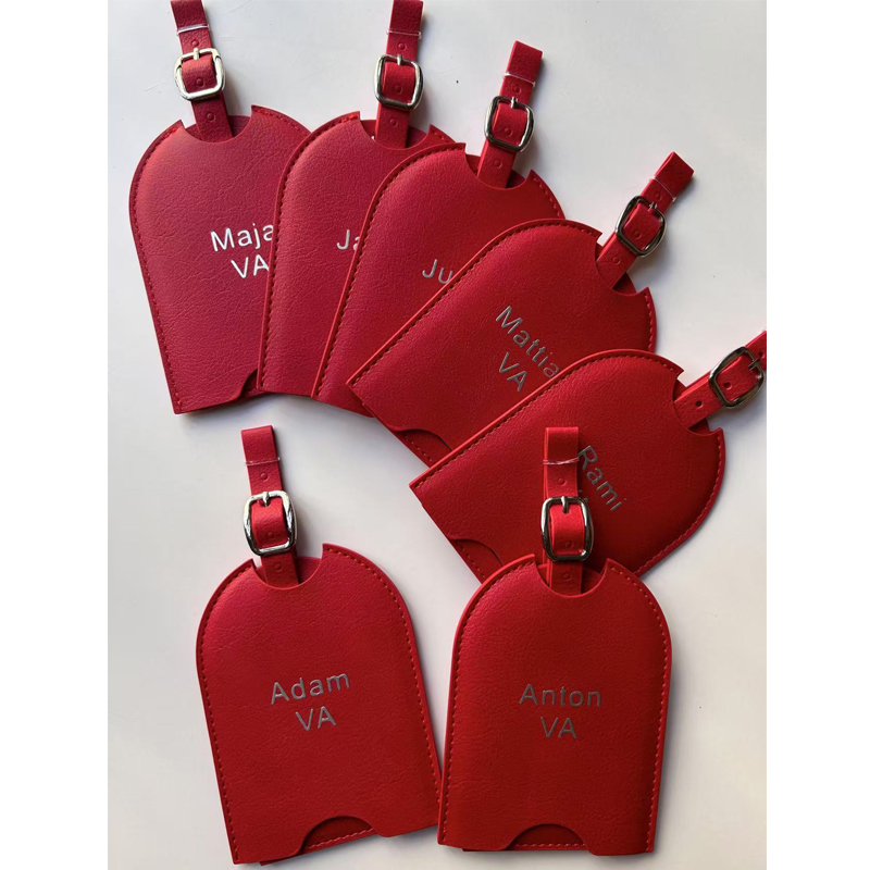 Personalizar nombre etiqueta de equipaje hombres mujeres maleta etiqueta de equipaje etiquetas de avión de PU accesorios de viaje