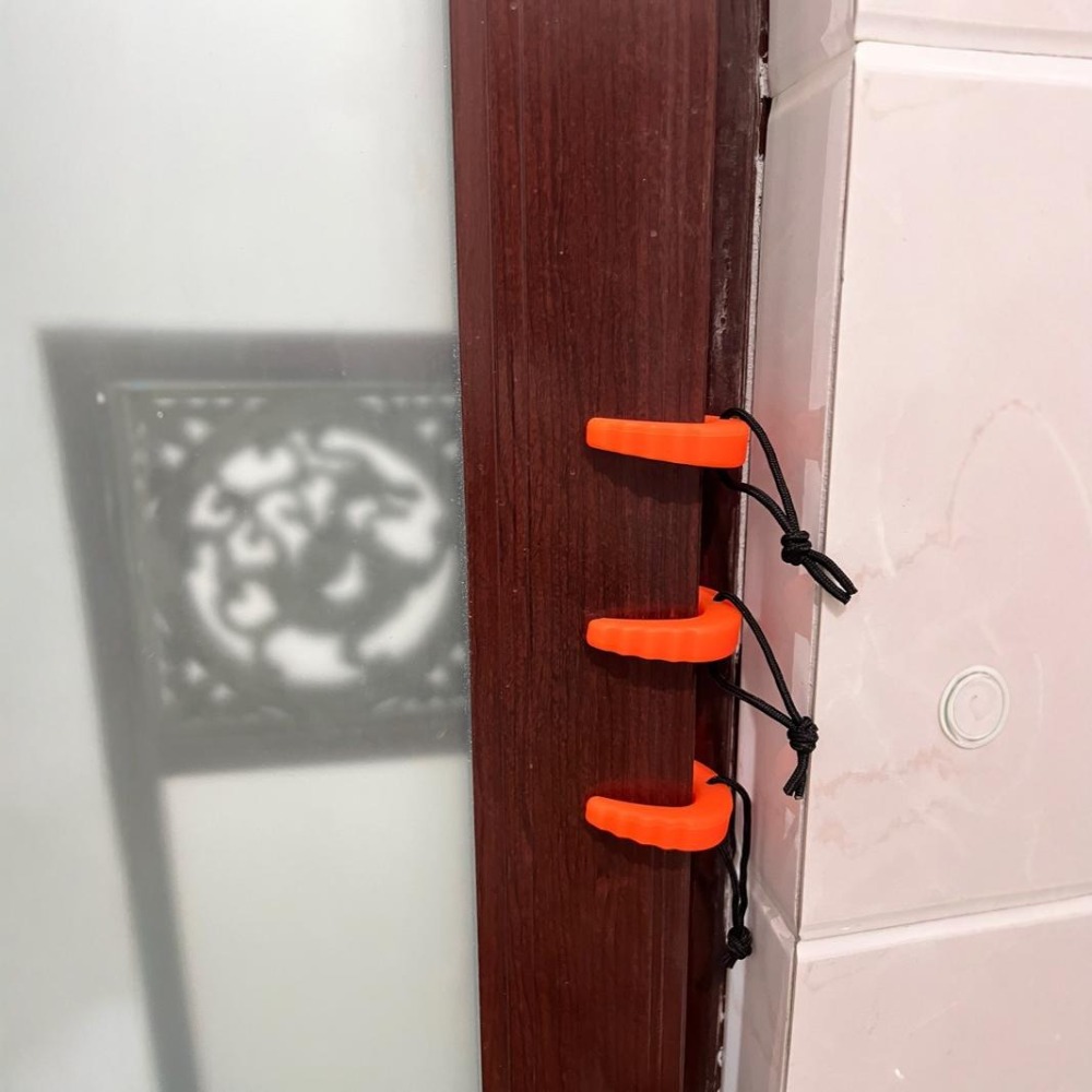 Porte en caoutchouc facile à utiliser, équipement de pompier, cale de pompier, arrêt de porte, alarme