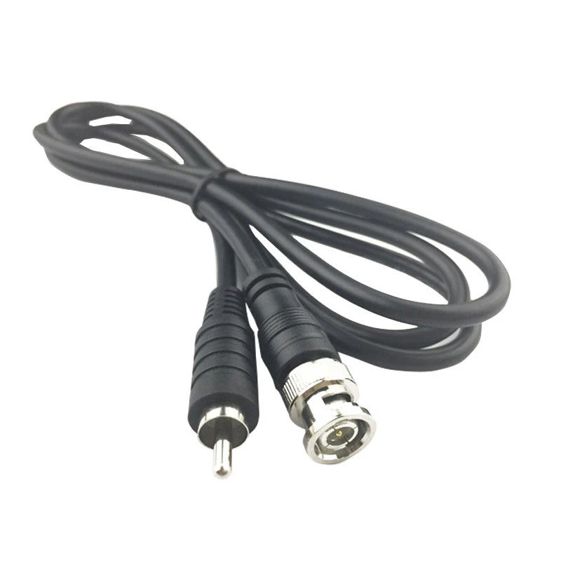 ESCAM 1M/3 pies BNC macho a RCA macho conector de Cable Coaxial adaptador de vídeo para sistema de cámara CCTV accesorios de cámara