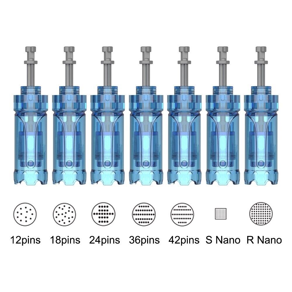 10 szt. Wkłady igłowe Dr Pen A9 M8S A8S 12/24/36/42 pinów / Nano Micro Needle Mesotherapy Cartridge