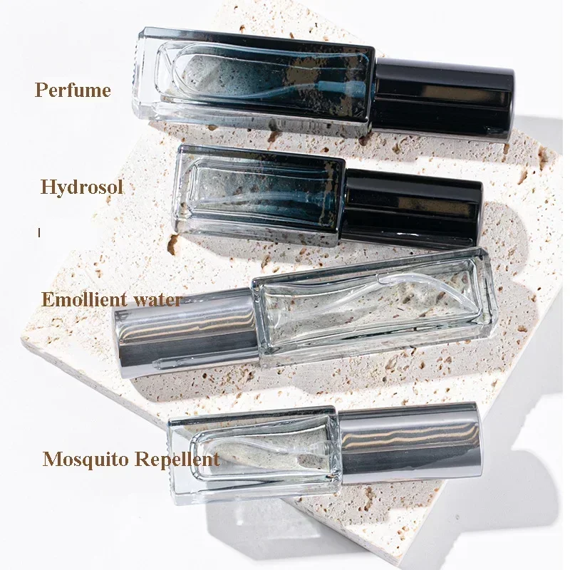 3 uds 5ML 10ML Mini botellas de Perfume en aerosol botella de vidrio recargable aceite de viaje portátil contenedor cosmético líquido atomizador de Perfume