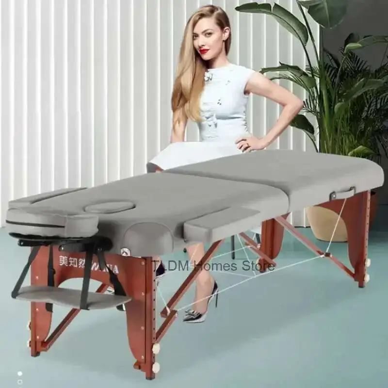 Maca portátil de massagem maca profissional luxo confortável spa cama mesa dobrável estética camas y muebles beleza de