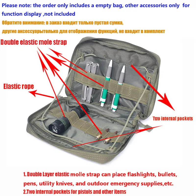 Sac de poche Molle médical EMT, sac d'urgence tactique en plein air, accessoires de Camping et de chasse, Kit multi-outils utilitaires, sac EDC