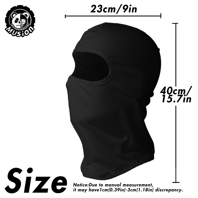 Musion รถจักรยานยนต์ Balaclava Sun Protection Full Face Mask ตาข่ายระบายอากาศหน้ากากอัดลม Balaclava จักรยานขี่จักรยานฝาครอบ Unde