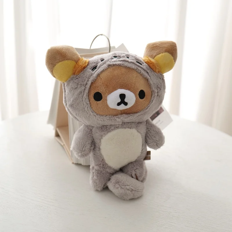 Rilakkuma coleção de pelúcia kawai urso de pelúcia boneca de pelúcia kawaii quarto dcor adorável brinquedos animais presentes para crianças presente de aniversário