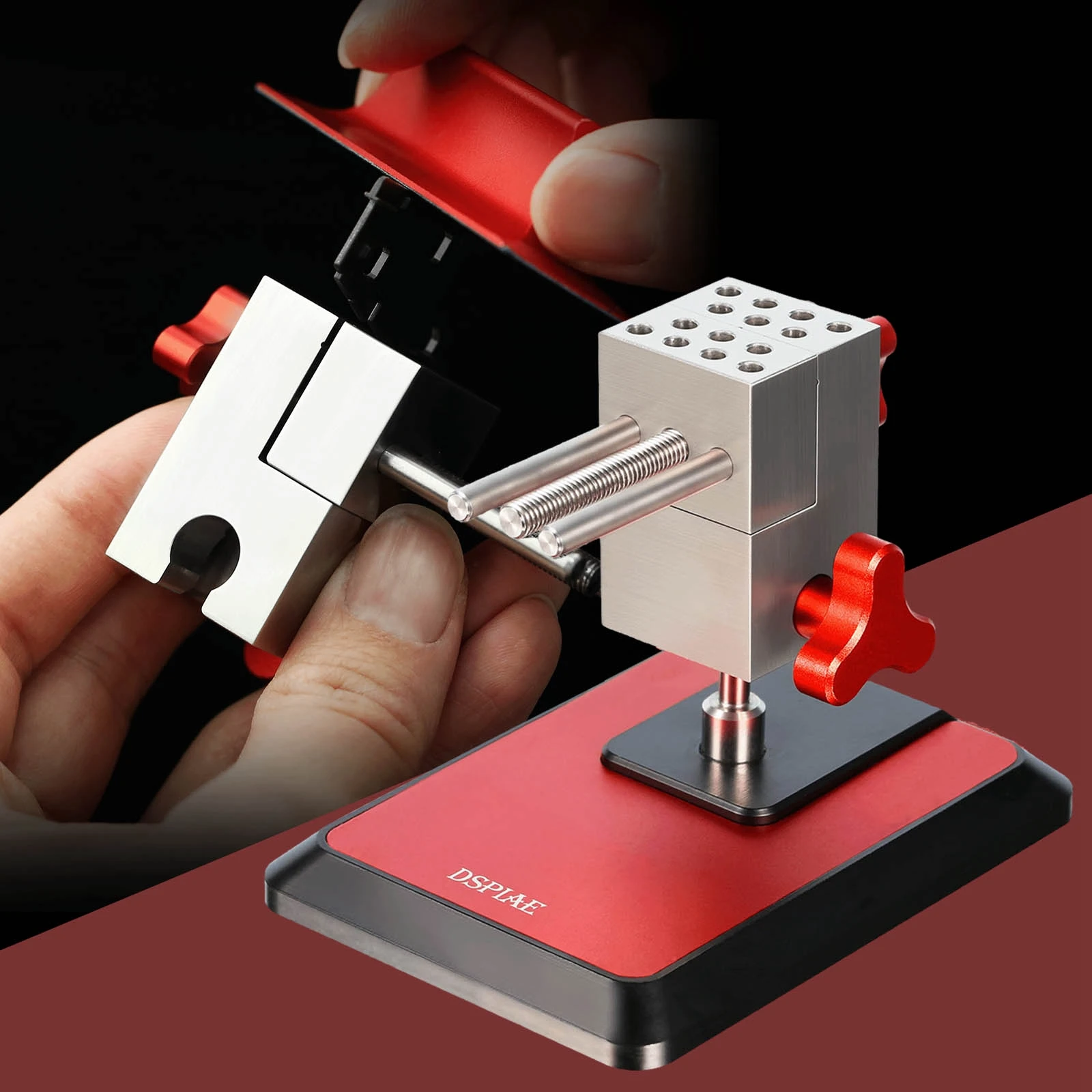 Dspiae AT-TVB AT-TVA torno ferramentas artesanais torno de mesa direcional para modelador bancada torno universal peças de ferramentas elétricas novo