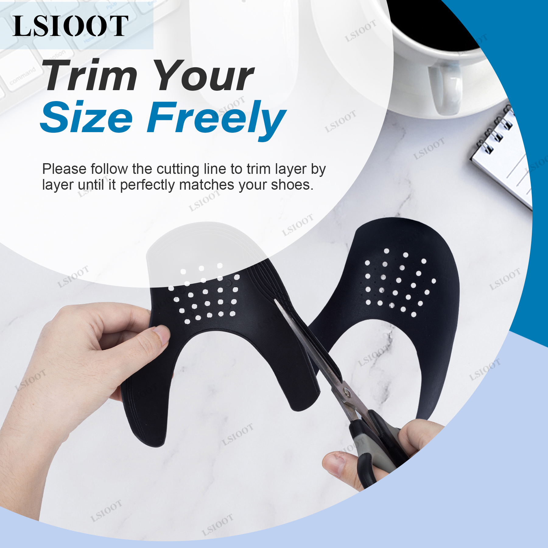 Protector de arrugas de zapatos Árbol de zapatos Anti guardia para evitar arrugas de zapatillas para hombres y mujeres talla